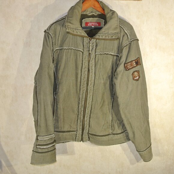 Men's Forecast Model FCST-08 Brown Corduroy Coat - Size L - Picture 1 of 11